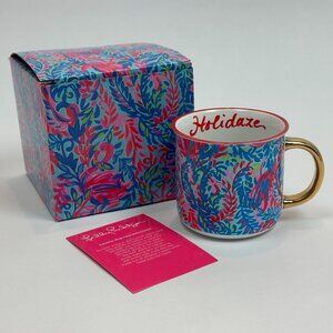 Lilly Pulitzer Holidaze Coffee Tea Mug - New In Box